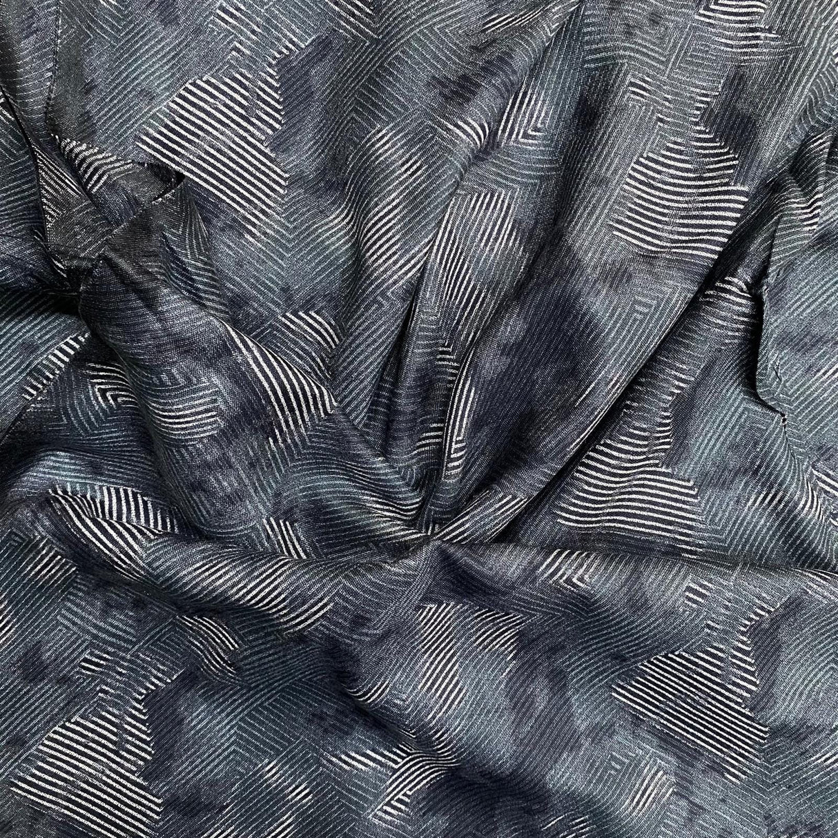 Pound A Metre 5 Metres Printed Alphine Fabric 36'' Wide - (Lines) (EOL)