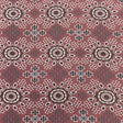 Pound A Metre 5 Metres Printed Alphine Fabric 36'' Wide - (Maroon Design)