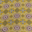 Pound A Metre 5 Metres Printed Alphine Fabric 36'' Wide - (Yellow Design)
