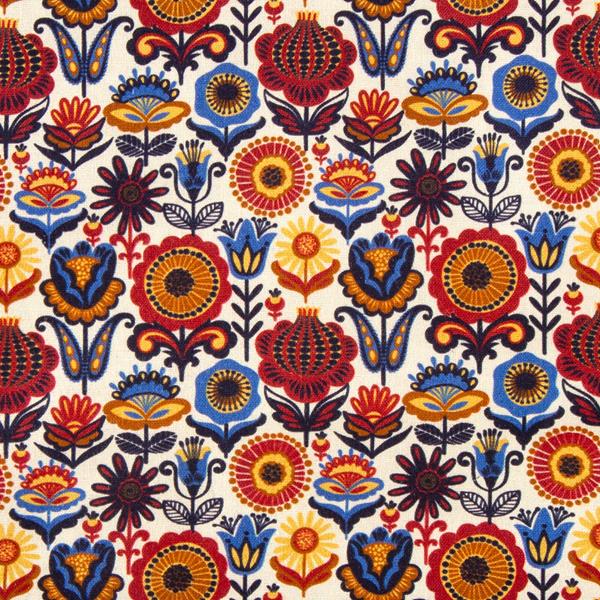 5 Piece 100% Cotton Fabric Bundle- 'Coffee & Cream' (Fat Quarters or Half Metres) - Pound A Metre