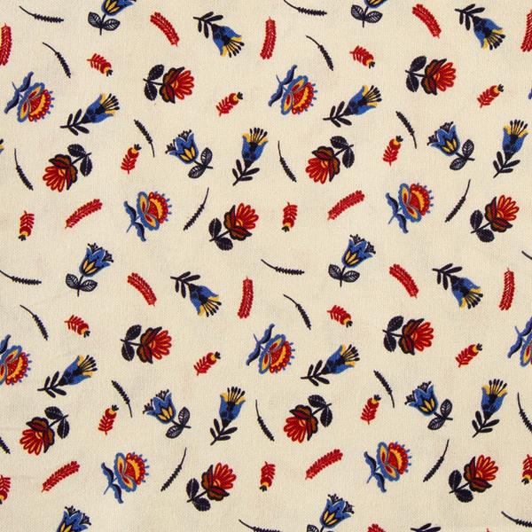 5 Piece 100% Cotton Fabric Bundle- 'Coffee & Cream' (Fat Quarters or Half Metres) - Pound A Metre