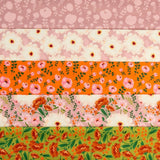 5 Piece 100% Cotton Fabric Bundle- 'Harrogate Floral' (Fat Quarters or Half Metres) - Pound A Metre