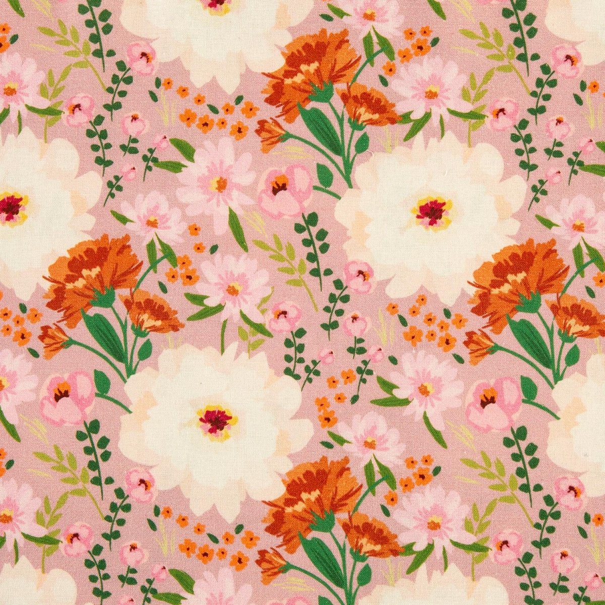 5 Piece 100% Cotton Fabric Bundle- 'Harrogate Floral' (Fat Quarters or Half Metres) - Pound A Metre