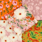 Pound A Metre 5 x Fat Quarters 5 Piece 100% Cotton Fabric Bundle- 'Harrogate Floral' (Fat Quarters or Half Metres)