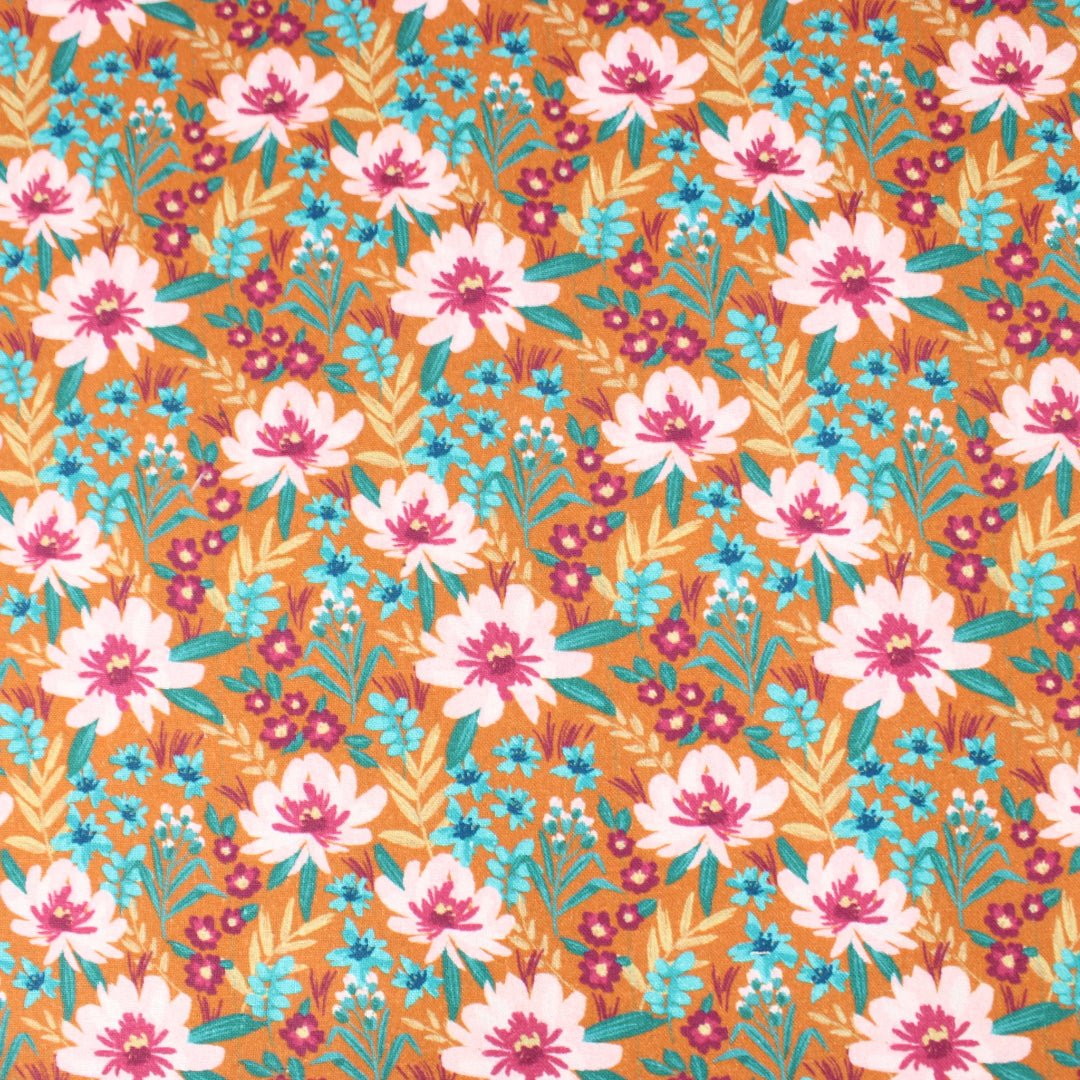 5 Piece 100% Cotton Fabric Bundle- 'Istanbul' (Fat Quarters or Half Metres) - Pound A Metre