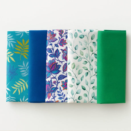 Pound A Metre 5 Piece 100% Cotton Fat Quarter Bundle- Nature's Dream