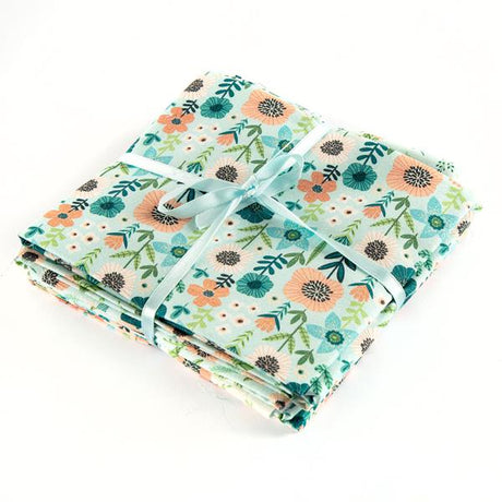 Pound A Metre 5 x Fat Quarters 5 Piece 100% Cotton Fat Quarter Bundle- 'Stockholm'