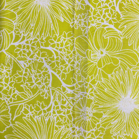 Pound A Metre 5 Fat Quarters 5 Piece Fat Quarter Bundle - 100% Cotton (Yellow)