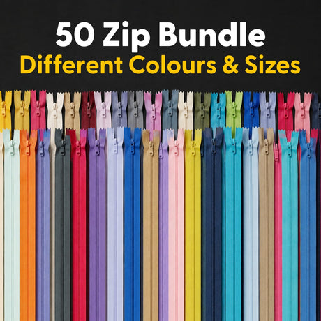 Pound A Metre 50 Dressmaking Zips Bundle
