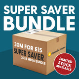 Pound A Metre 10 x 3 Metres (30 Metres) '50p A Metre' Mixed Fabric Bundle (30 Metres)
