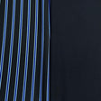 Pound A Metre 6 Metres 6 Metre Bundle – Luxurious Soft Viscose Jersey (1 Plain + 1 Printed) (Black & Blue)