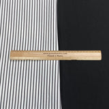 Pound A Metre 6 Metres 6 Metre Bundle – Luxurious Soft Viscose Jersey (1 Plain + 1 Printed) (Black & White)