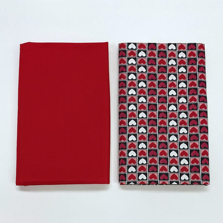 Pound A Metre 6 Metres 6 Metre Bundle – Luxurious Soft Viscose Jersey (1 Plain + 1 Printed) (Bundle 6)