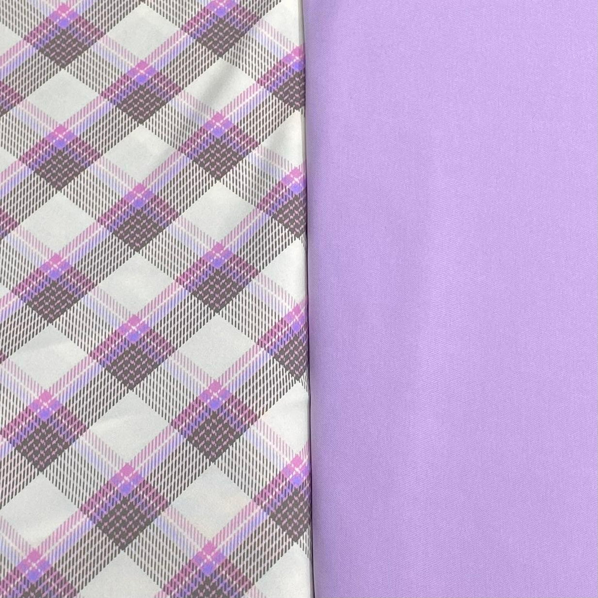 Pound A Metre 6 Metres 6 Metre Bundle – Luxurious Soft Viscose Jersey (1 Plain + 1 Printed) (Bundle1)
