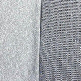 Pound A Metre 6 Metres 6 Metre Bundle – Luxurious Soft Viscose Jersey (1 Plain + 1 Printed) (Silver)