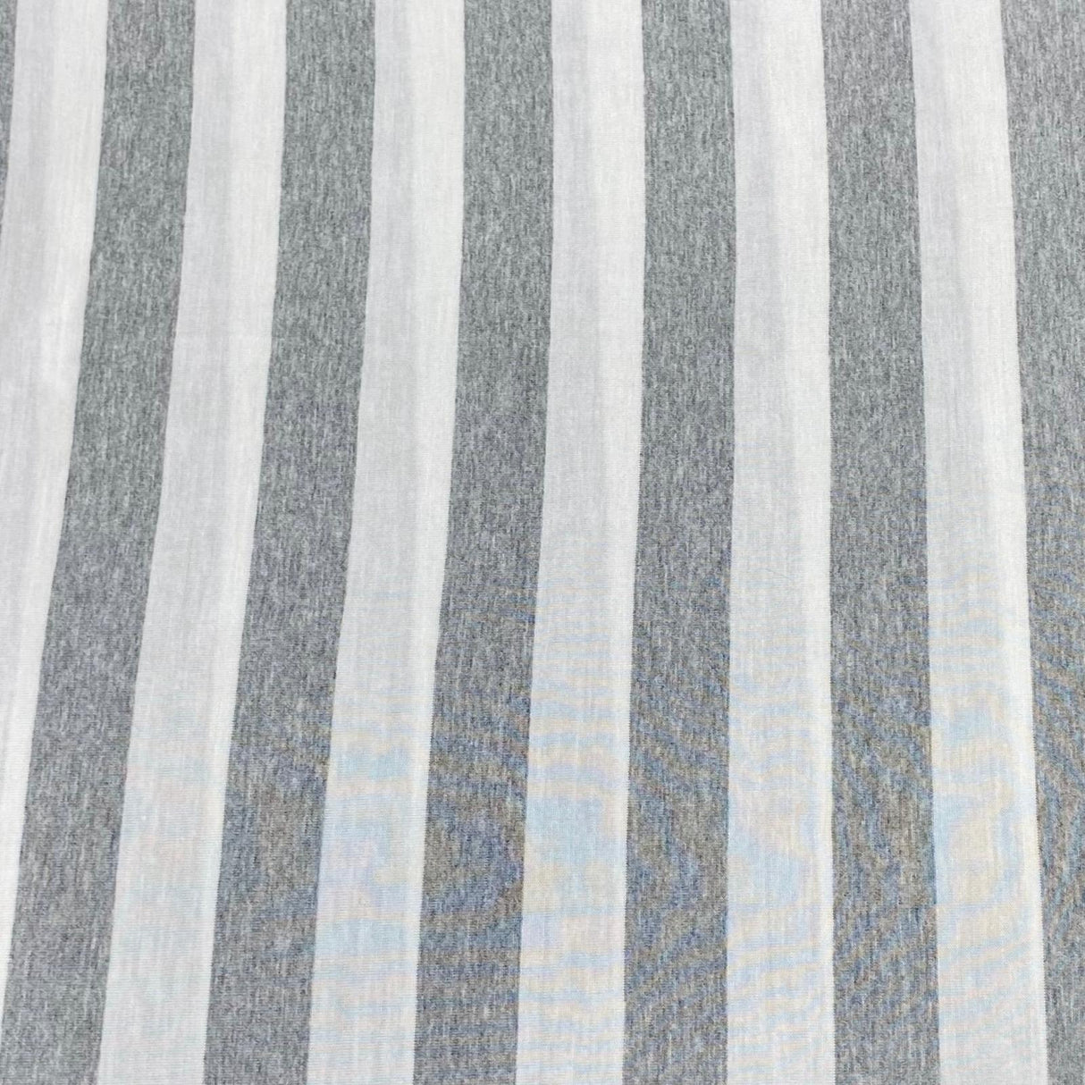 Pound A Metre 6 Metres 6 Metre Bundle – Luxurious Soft Viscose Jersey (1 Plain + 1 Printed) (White & Grey)
