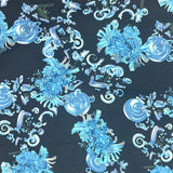 Pound A Metre 6 Metres, Dressmaking Printed & Plain Viscose Bundle- 55" Wide (Black)