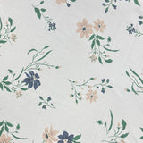 Pound A Metre 6 Metres, Dressmaking Printed & Plain Viscose Bundle- 55" Wide (Cream)