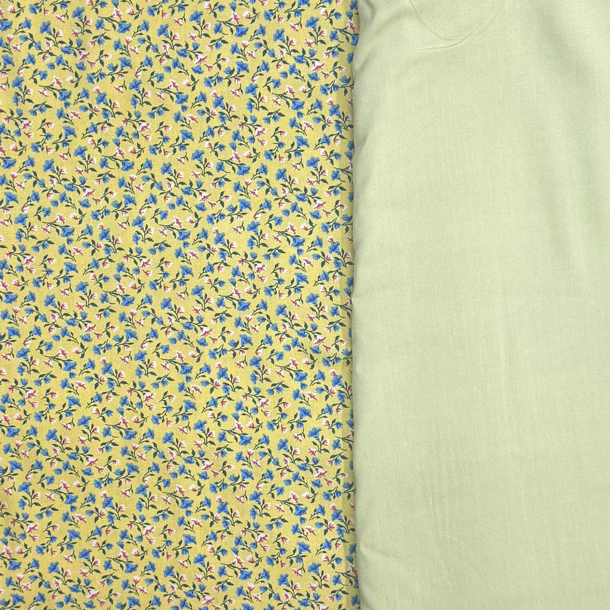 Pound A Metre 6 Metres, Dressmaking Printed & Plain Viscose Bundle- 55" Wide (Floral)