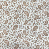 Pound A Metre 6 Metres, Dressmaking Printed & Plain Viscose Bundle- 55" Wide (White)