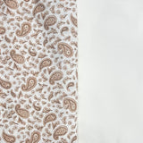 Pound A Metre 6 Metres, Dressmaking Printed & Plain Viscose Bundle- 55" Wide (White)