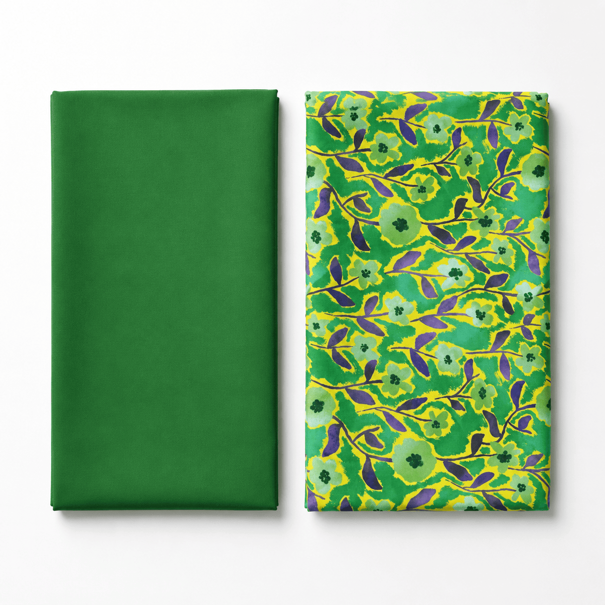 Pound A Metre 6 Metres Premium Japanese Crepe Bundle - 45'' Wide - (Green)