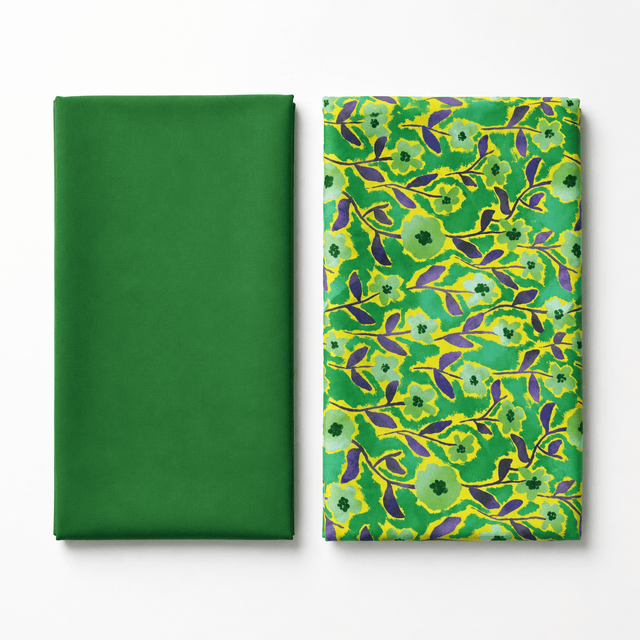 Pound A Metre 6 Metres Premium Japanese Crepe Bundle - 45'' Wide - (Green)