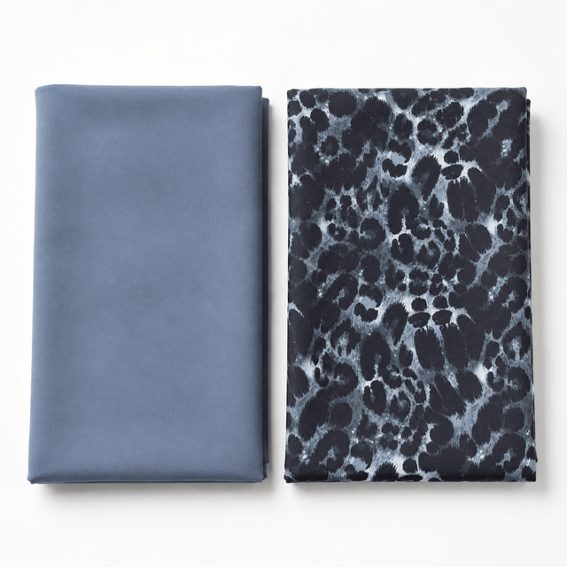 Pound A Metre 6 Metres Premium Japanese Crepe Bundle - 45'' Wide - (Storm)
