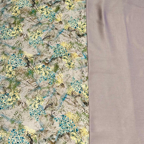 Pound A Metre 6 Metres, Premium Quality, Printed Dressmaking Viscose Bundle - 55" Wide (Brown)