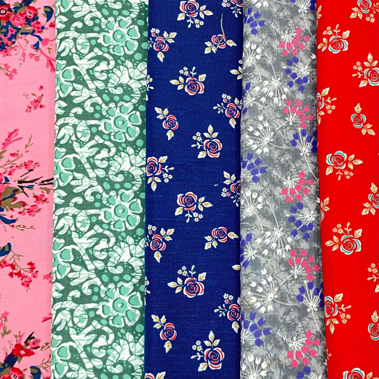 Pound A Metre 9 Metre Bundle Luxury 100% Cotton - 36" Wide - (Luxury Cotton)