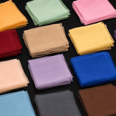 Pound A Metre 90 Metre Crepe Bundle- 50 Pre-Cut Plain Fabrics