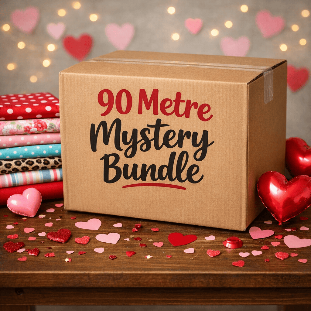 Pound A Metre 90 Metre Mystery Fabric Bundle (£0.44 Per Metre)
