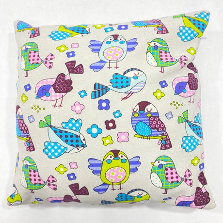 Pound A Metre 9cm x 9cm, Printed Cotton Canvas Miniature Cushions (Birds)