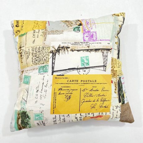 Pound A Metre 9cm x 9cm, Printed Cotton Canvas Miniature Cushions (Letter)