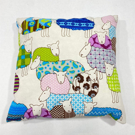 Pound A Metre 9cm x 9cm, Printed Cotton Canvas Miniature Cushions (Sheep)