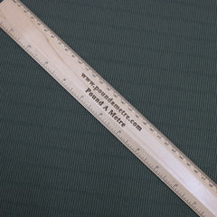 3 Metre Soft Ribbed Striped Effect Fashion Jersey - 55" Wide Khaki
