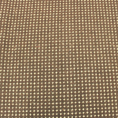 3 Metres Luxury Reversible Chequered Chunky Poly- Wool 55" Wide Brown