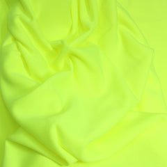 3 Metres Soft French Terry Jersey - 55" Wide Bright Yellow