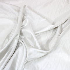 3 Metres Japanese Silky Deluxe Habotai 45" Wide Silver