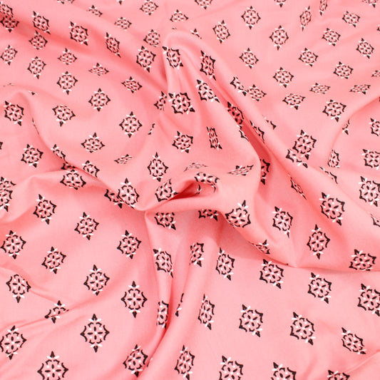 3 Metres Soft  Drape Viscose 55" Lipstick Pink