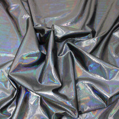3 Metres Soft Laser Shiny Dance-Wear Jersey -  55" Black