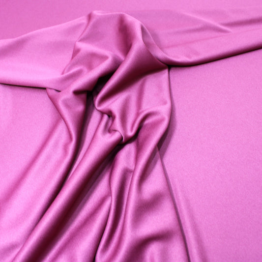 3 Metre Soft Plain Poly-Jersey - 55”Wide Raspberry