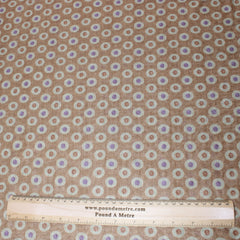3 Metres Super Sheer Soft Polka Light Jersey - 55" Wide Orange