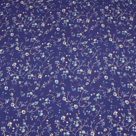 3 Metre Luxury Floral Crepe Georgette  -  55" Wide Baby Pink