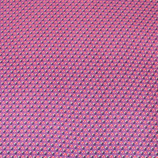 5 Metres Premium 100% Quality Patterned Rayon 36" Dark Pink