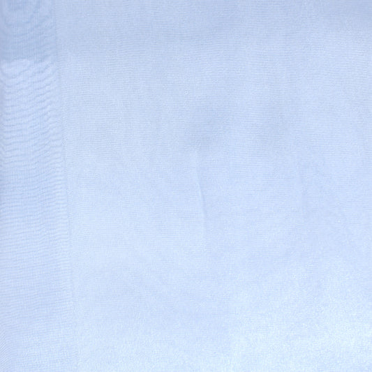 3 Metres Glossy Soft Organza 45" Wide Periwinkle Blue