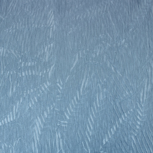 3 Metres Crinkle Knit Light Weight Jersey- 55" Wide Dusky Blue