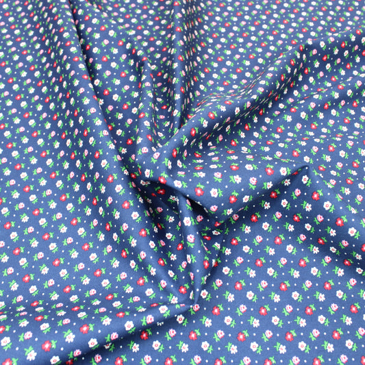3 Metre 100% Cotton Poplin - 57" Wide Navy