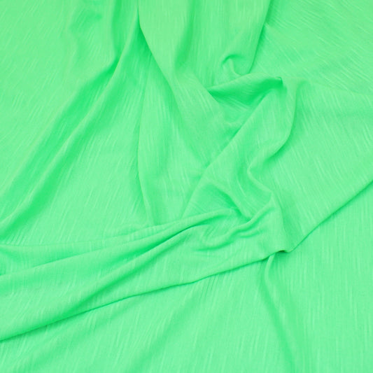 3 Metres Bamboo Look Soft Jersey - 60" Lime Green