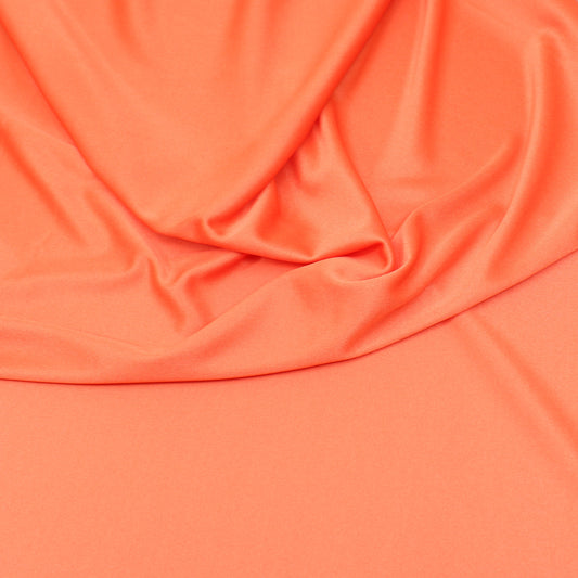 3 Metre Soft Plain Light Poly-Jersey - 55”Wide Orange